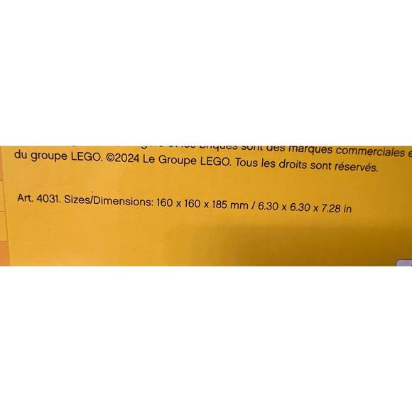 NIB Lego Halloween Pumpkin Storage Head - Small - Picture 5 of 5